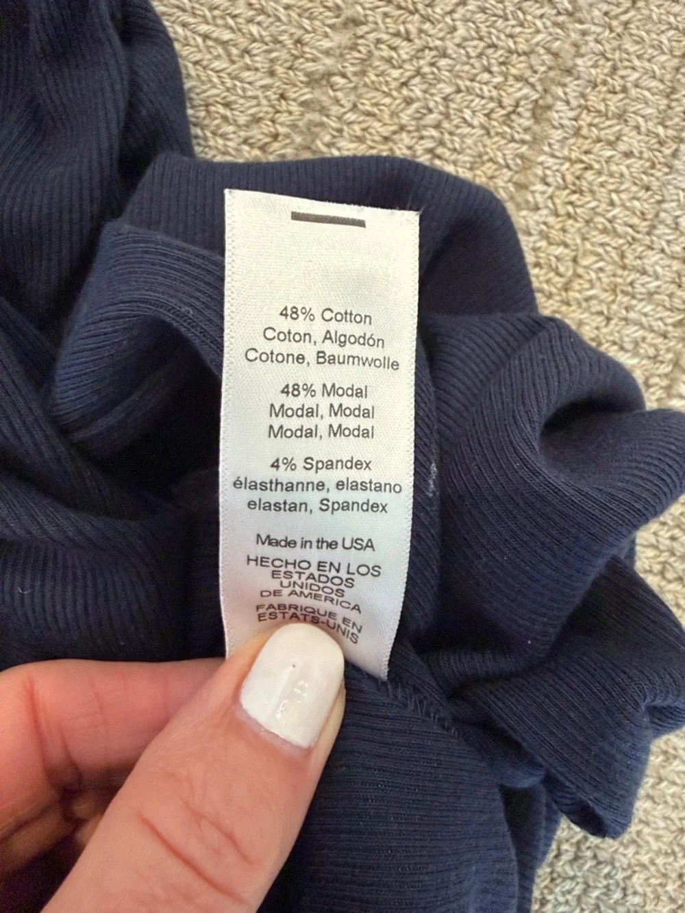 Michael Stars Wren Ribbed Midi Dress - Picture 9 of 9